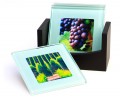 Sample of wine photo coasters