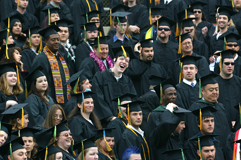 This guy with the headphones rocking out amidst a sea of formality made me laugh—still does. As staff photographer for Cal State Monterey Bay from 1996-2005, I had the opportunity to photograph a wide variety of events: athletics, commencement ceremonies, Capstone Festivals, concerts and performing arts, alumni reunions, treaty signings, television net and broadcasts, Panetta Lecture Series and President’s Speakers Series, groundbreakings and ribbon cuttings, fundraising dinners, carnivals and festivals, and student club events. 