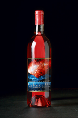 The Celestial label is a photo collage of California vineyards, Montana mountains, and Hubble Telescope images. They are my original winery client going back to 2004. I designed their complete visual identity, including this label, for several brands: Celestial, Miramont, Eclipse, and Hawk’s Landing. 