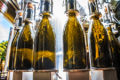 Smith Family Wines brings a bottling truck to their Paraiso Vineyard in the Santa Lucia Highlands of Monterey County, California to bottle their Chardonnay on site.