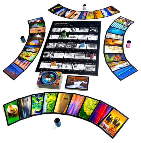 Z Photo Game® laid out and ready to play.
